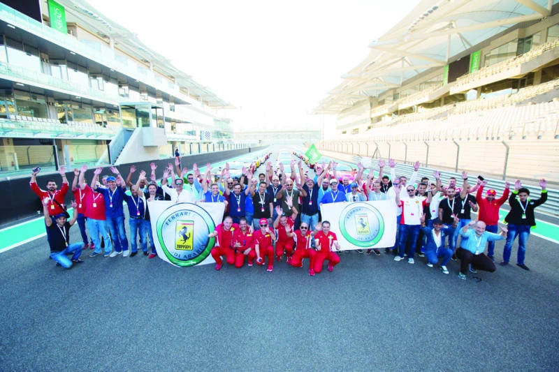 YAS Marina Circuit hosts special event for Saudi Ferrari owners