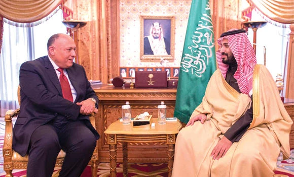 Egypt and Kingdom hold talks on Mideast conflict