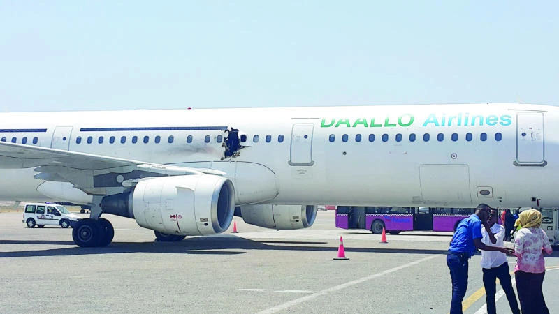 Bomb likely caused Somalia plane blast, say US sources