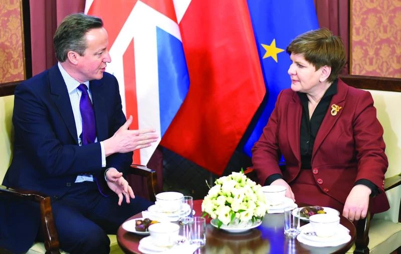 Cameron woos Polish leaders as clock ticks on deal to avert ‘Brexit’