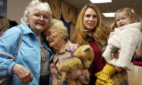 Woman, 82, tracks down and meets 96-year-old birth mother