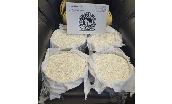 Bid to smuggle 60,000 Captagon tablets foiled