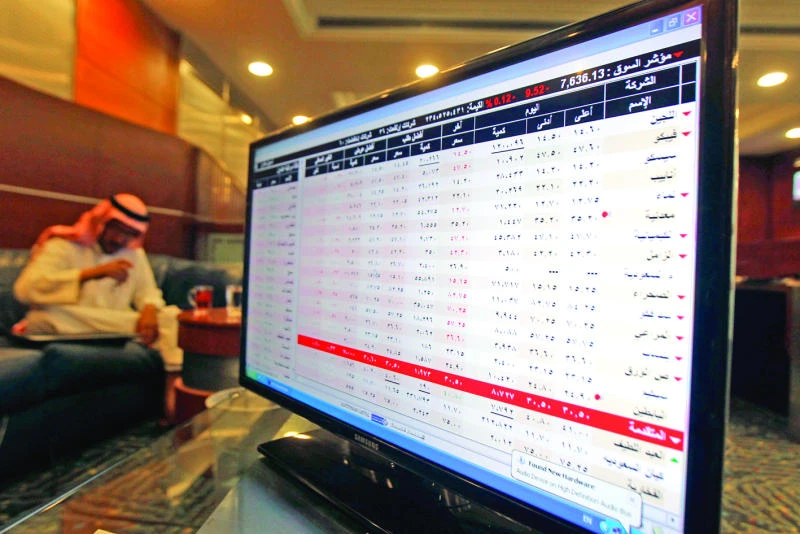Saudi stocks edge up in volatile trade