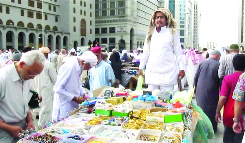Stalls around Prophet’s Mosque
earning a bad name for KSA