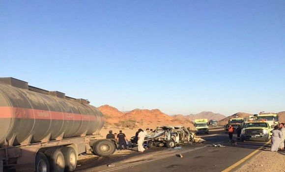 Five dead in Madinah car accident