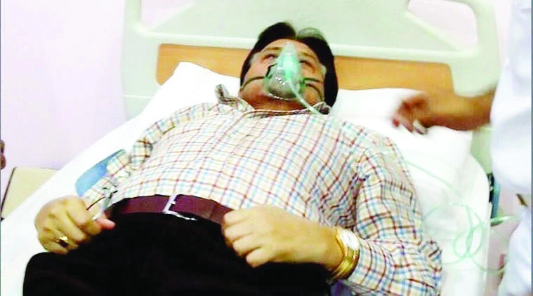 Musharraf in health scare