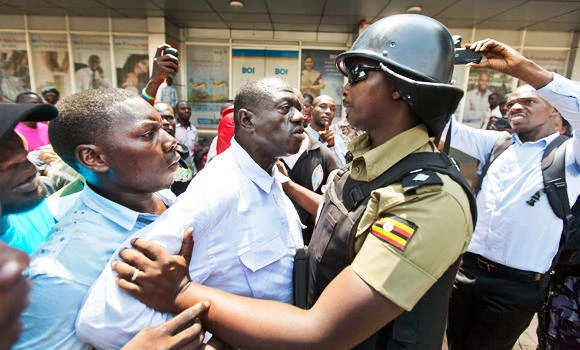 Ugandan presidential candidate arrested while campaigning