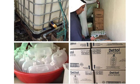 20,000 containers of counterfeit detergent seized