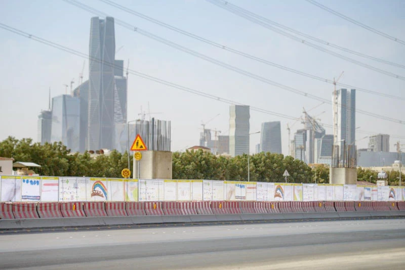 Children’s drawings decorate Riyadh Metro stations
