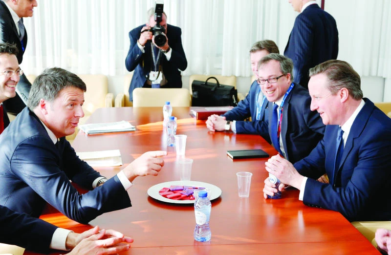 Cameron, EU leaders still have ‘lot to do’ to reach agreement