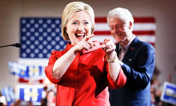 Clinton marches to Nevada win