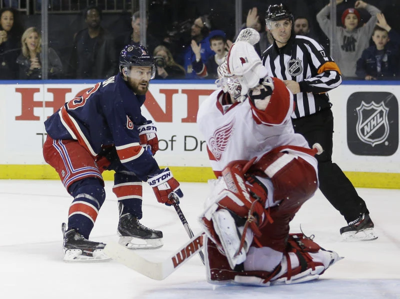 Klein’s overtime goal gives Rangers 1-0 win over Detroit