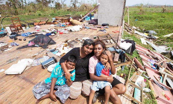Cyclone-hit Fiji islands begin to receive aid, death toll 42