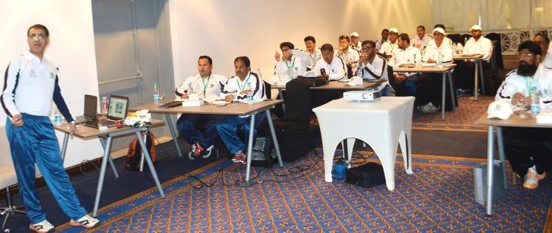 ACC Level II Cricket Coaching Course held in Jeddah