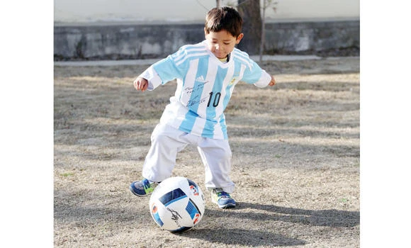 ‘With love from Messi’, Afghan boy bags signed jerseys
