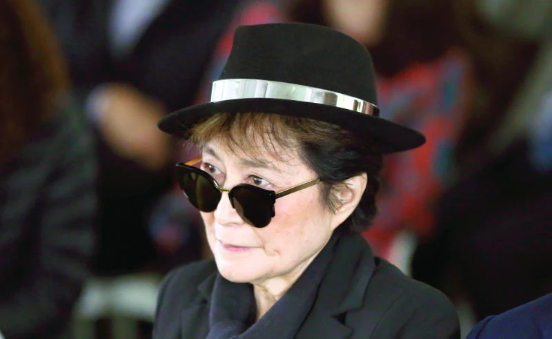 Yoko Ono hospitalized with flu-like symptoms