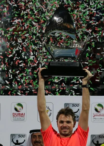 Nine just fine as Wawrinka claims Dubai title
