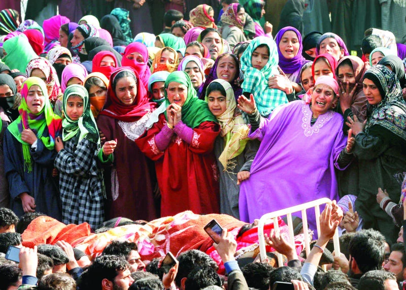 Indian troops kill 3 rebels in Kashmir