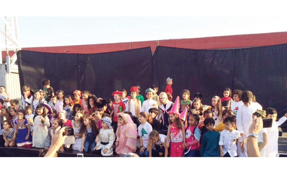 American school marks day with cultural diversity