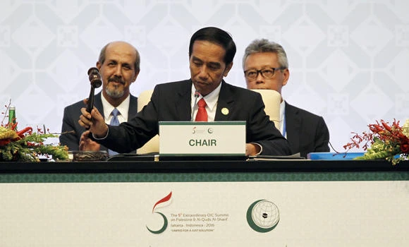 Indonesia leader calls on Muslim world to unite on Palestine