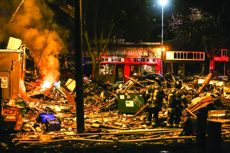 Explosion rocks Seattle locality; 9 firefighters injured