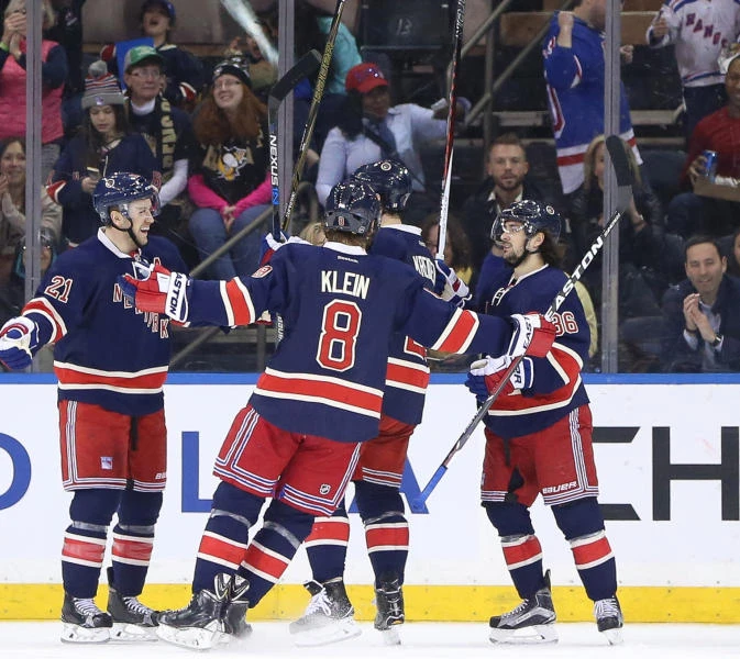 Kevin Klein’s first 2-goal game puts Rangers past Ducks, 2-1