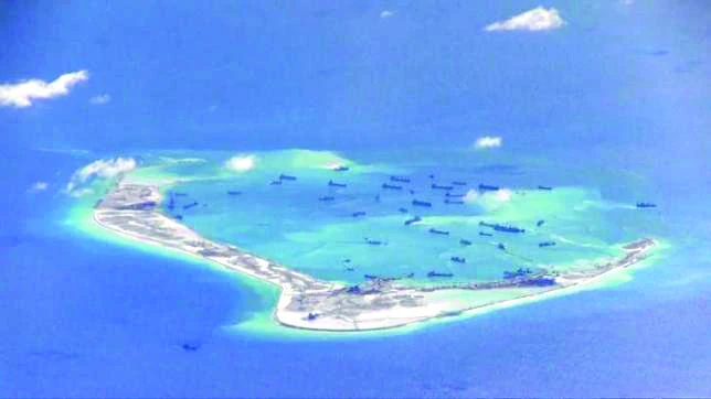 US detects new Chinese activity around disputed sea reef