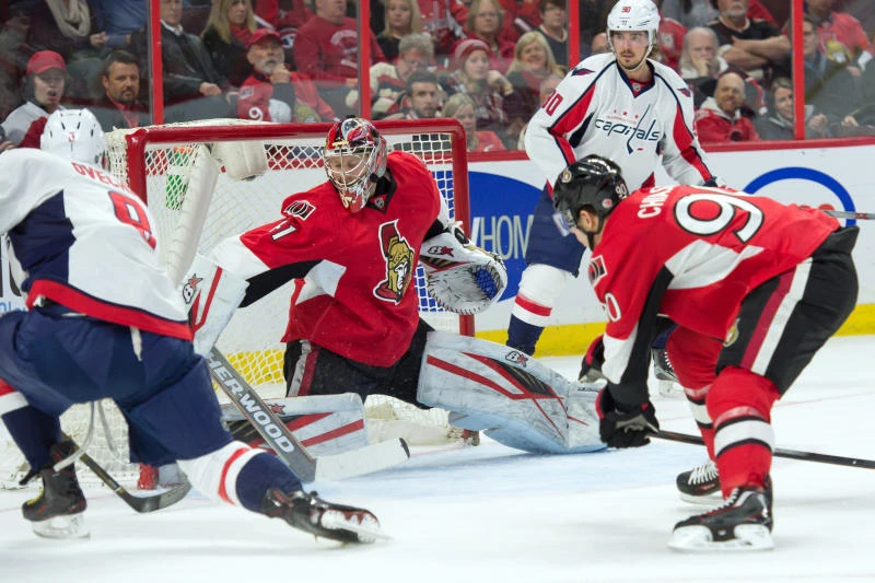 Caps ousts Sens to clinch top spot in the Eastern Conference