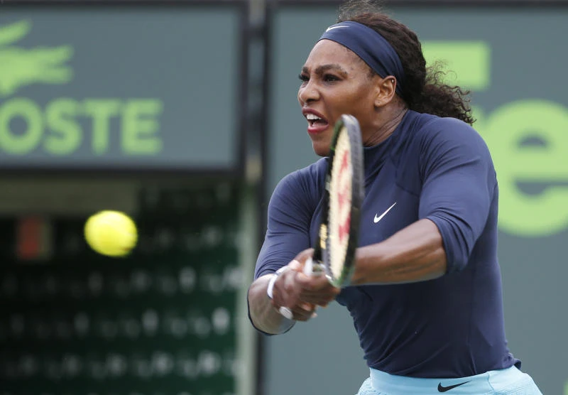 Serena struggles in Miami