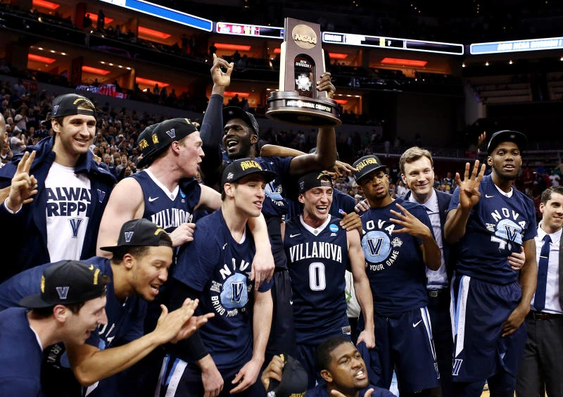 Villanova upsets top-seeded Kansas 64-59 in South final