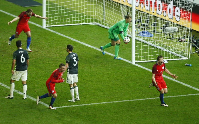 England stuns Germany; Russia, Poland cruise