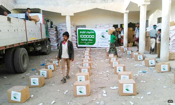 King Salman Center for Relief distributes aid in Taiz