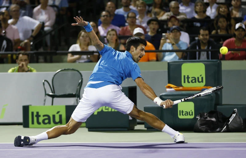 Djokovic books Miami semis date with Goffin
