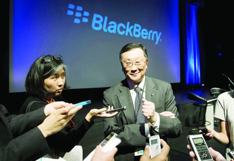 BlackBerry revenue drops more than expected, shares fall 7%