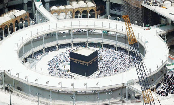 Temporary Mataf bridge dismantling work begins