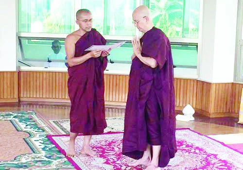 Former Myanmar’s leader Sein becomes a monk