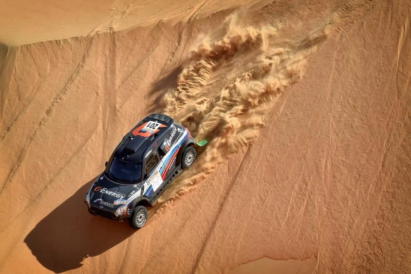 Al Attiyah in control at Abu Dhabi Desert Challenge
