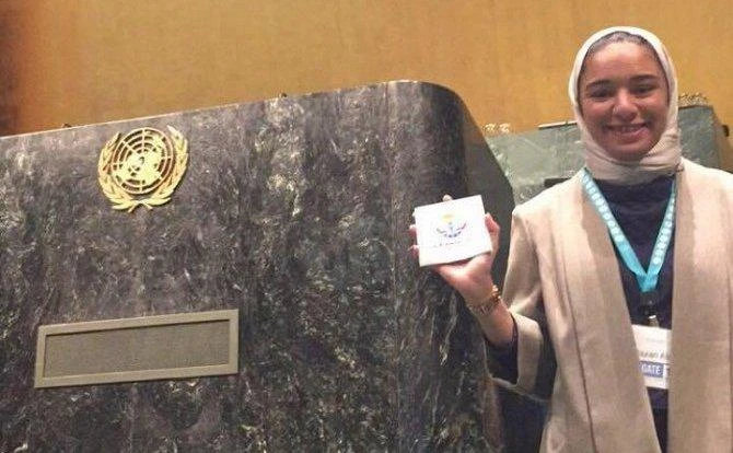 Saudi female student chosen as UN youth ambassador