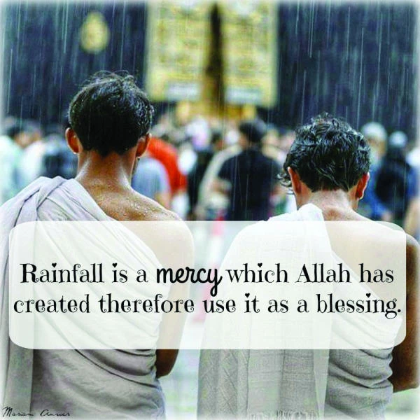 Rainfall: Mercy from the Almighty
