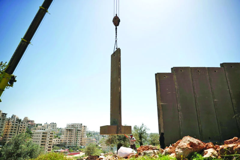 Israel building new part of ‘apartheid’ wall