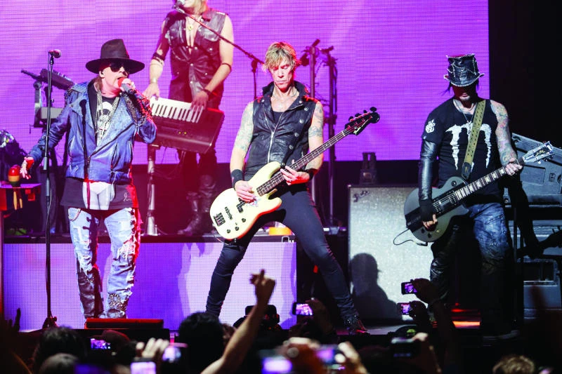 Axl Rose in cast for Guns N’ Roses reunion