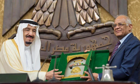 King Salman addresses Egyptian parliament