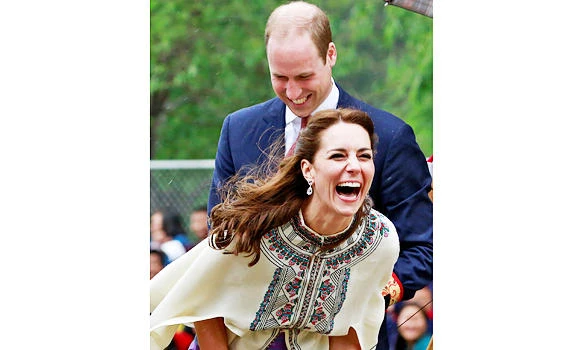 William, Kate take a shot at archery in Bhutan