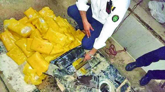 Attempt to smuggle cannabis thwarted