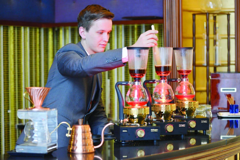 Ritz Carlton, Riyadh boasts coffee creation art