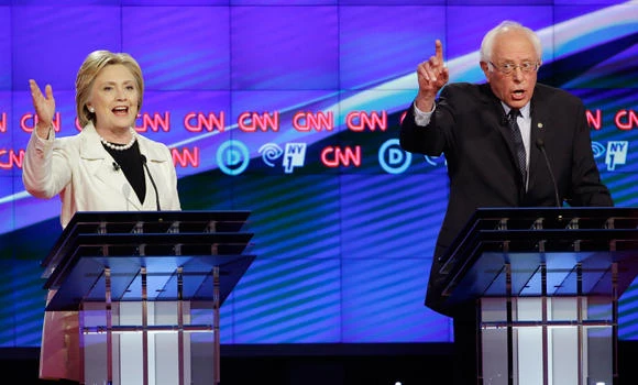 Clinton, Sanders spar in debate ahead of New York primary