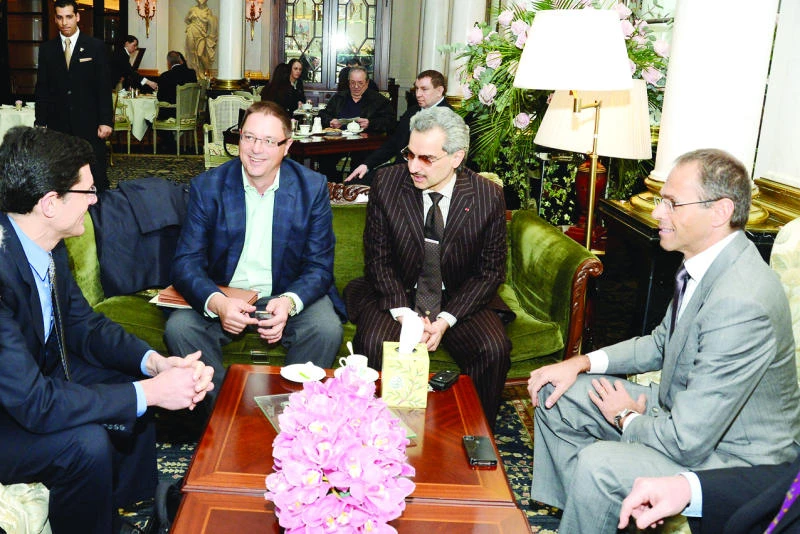 Alwaleed meets Four Seasons & Cascade management