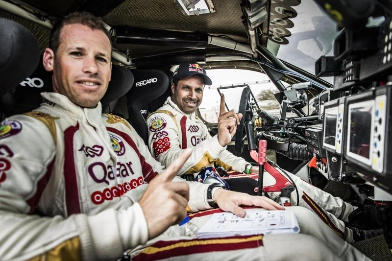 Al-Attiyah, Sunderland, Casale take commanding Sealine Rally leads into final day