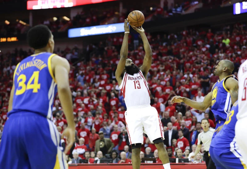 Harden buries clutch winner as Rockets stun Warriors