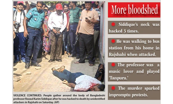 Daesh claims killing of professor in Bangladesh
